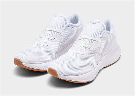 white athletic shoes